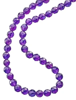 Sale Amethyst-Halskette mit facettierten Kugeln Damen Halsketten