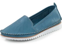 Online Andrea Conti, klassische Damen-Slipper, Weite G, mit herausnehmbarem Fußbett Damen Slipper