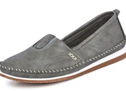 Andrea Conti, leichte Damen-Slipper, mit Gummizug Damen Slipper