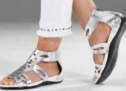 Online Andrea Conti, modische Damen-Sandalen, aus Leder Damen Sandalen