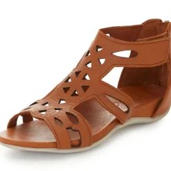 Sale Andrea Conti, modische Damen-Sandalen, aus Leder Damen Sandalen