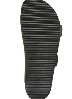 Discount Andrea Conti Pantolette mit bunt bedrucktem Lederfußbett Damen Pantoletten