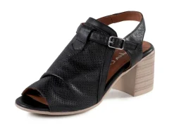 Andrea Conti Sandalette mit Zier-Perforation Damen Sandalen