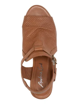 Outlet Andrea Conti Sandalette mit Zier-Perforation Damen Sandalen
