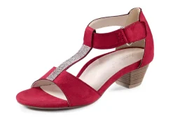 Andrea Conti, schicke Damen-Sandaletten, mit Klettspange Damen Sandalen