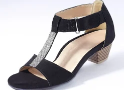 Discount Andrea Conti, schicke Damen-Sandaletten, mit Klettspange Damen Sandalen