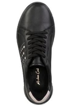 Best Andrea Conti Schnürschuh aus Nappaleder mit Kontrastdurchzügen Damen Sneaker & Sportschuhe|Schnürschuhe