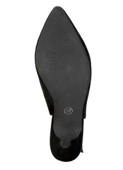 Andrea Conti Sling-Pumps aus weichem Samt-Chevreauleder Damen Pumps