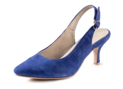 Best Andrea Conti Sling-Pumps aus weichem Samt-Chevreauleder Damen Pumps