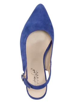 Best Andrea Conti Sling-Pumps aus weichem Samt-Chevreauleder Damen Pumps