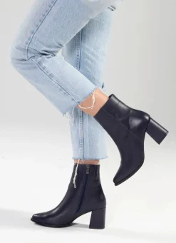 Outlet Andrea Conti Stiefelette mit seitlich eingesetztem Gummizug Damen Stiefel & Stiefeletten