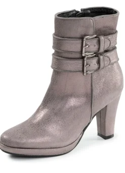 Andrea Conti, trendige Damen-Stiefeletten, mit Reißverschluss Damen Stiefel & Stiefeletten