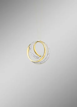 Discount Anhänger in Bicolor mit Zirkonia Damen Anhänger