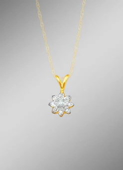 New Anhänger mit Brillant und Diamanten Damen Anhänger