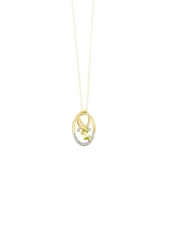 Hot Anhänger mit Brillanten und Peridot Damen Anhänger