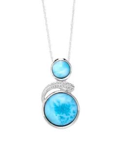 Anhänger mit Larimar Damen Anhänger