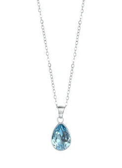 New Anhänger mit Swarovski®-Kristall und Ankerkette Damen Modeschmuck|Anhänger