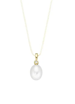 New Anhänger mit Süßwasser-Zuchtperle Damen Anhänger