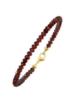 Best Armband mit echt Rhodolith - ein Highlight für Ihr Handgelenk! Damen Armbänder