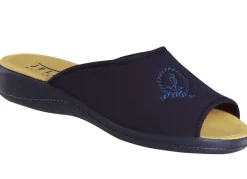 Outlet Atmungsaktive Stretch-Pantolette Damen Hausschuhe