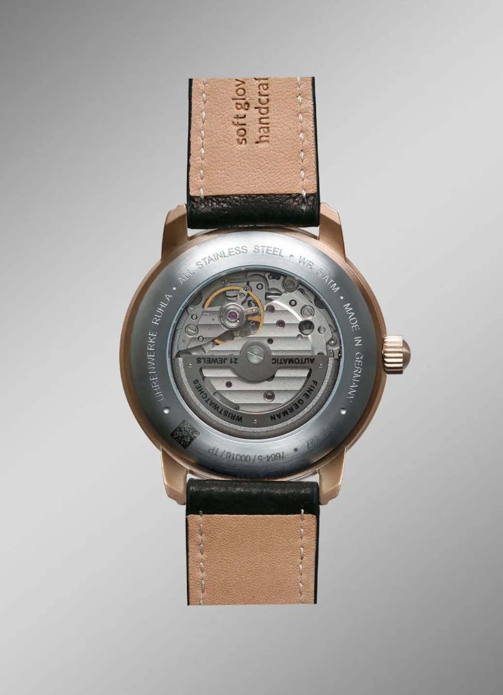 Discount Automatik-Herrenuhr mit offenem Uhrwerk von Zeppelin Herren Automatikuhren
