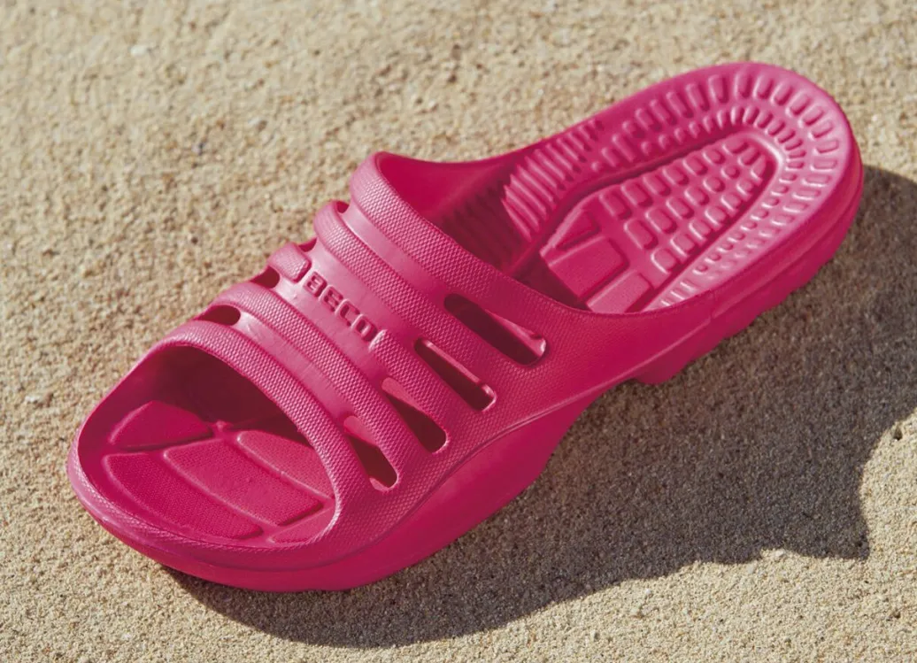 New Badeschuhe mit Massage-Fußbett Damen Pantoletten
