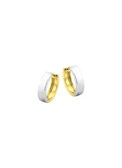 Damen Mona Ohrschmuck<Beidseitig tragbare Klappcreolen in Bicolor