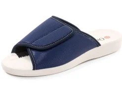 New Bequeme Damen-Hausschuhe, Weite H, mit Klettverschluss Damen Hausschuhe