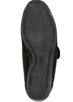 Bequeme Damen-Klettschuhe, aus angenehm gepolstertem Textilmaterial Damen Hausschuhe