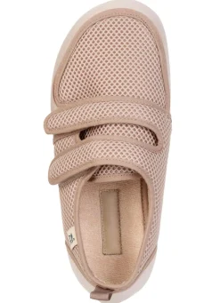 Online Bequeme Damen-Klettschuhe, Weite H, aus Mesh und Textilmaterial Damen Hausschuhe