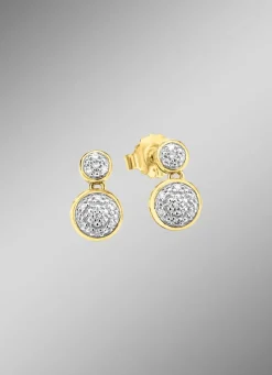 Damen Mona Ohrschmuck<Bewegliche Ohrstecker mit Diamanten