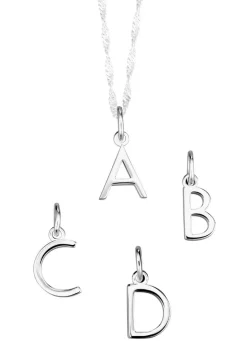 Sale Bezaubernde Buchstaben-Anhänger aus Silber Damen Anhänger
