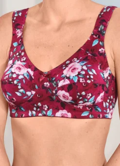 New BH mit farbharmonischem Floraldessin Damen Bh Ohne Bügel