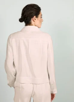 Damen Mona Blazer<Blazer in Leinen-Optik