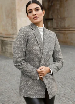 Damen Mona Blazer<Blazer mit grafischem Dessin