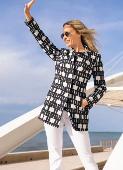 Damen Mona Blazer<Blazer mit interessanter Ausschnittlösung