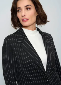 Damen Mona Blazer<Blazer mit Streifendessin