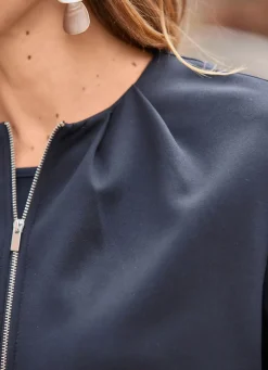 Damen Mona Blazer<Blouson mit Reißverschlussleiste