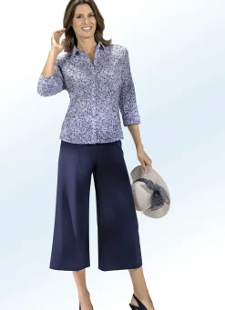 Damen Mona Blusen<Bluse aus gecrashtem Ausbrenner-Gewebe