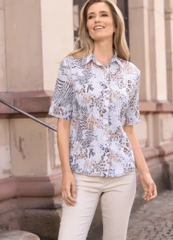 Damen Mona Blusen<Bluse mit Baumwolle