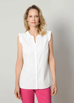 Damen Mona Blusen<Bluse mit Rüschen