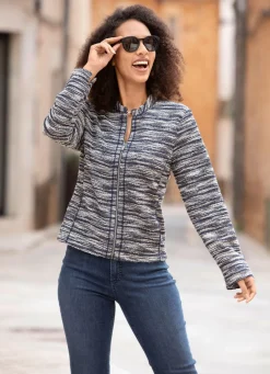 Damen Mona Blusenjacken<Blusenjacke aus Bouclé