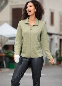 Damen Mona Blusenjacken|Basics<Blusenjacke mit aufgesetzten Taschen