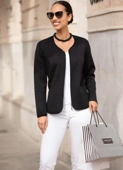 Damen Mona Blusenjacken|Basics<Blusenjacke mit Reißverschlussleiste