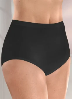 brio lingerie Fünferpack Slips mit elastischen Abschlüssen Damen Slips