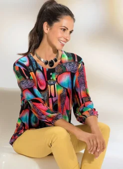Damen Mona Tuniken<Bunte Shirt-Tunika