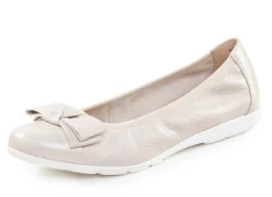 Online Caprice, schicke Damen-Ballerinas, Weite G, mit Gummizug Damen Ballerinas