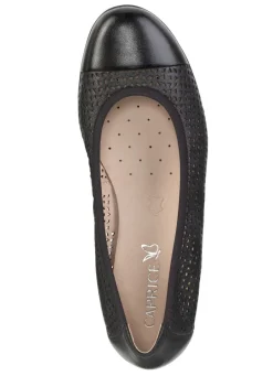 Discount Caprice, sommerliche Damen-Ballerinas, Weite G, mit Gummizug Damen Ballerinas