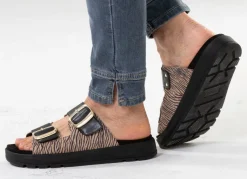 Best Caprice, trendige Damen-Pantoletten, Weite G, mit herausnehmbarem Fußbett Damen Pantoletten