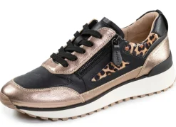 New Caprice, trendige Damen-Sneaker, Weite G, mit herausnehmbarem Lederfußbett Damen Sneaker & Sportschuhe|Schnürschuhe